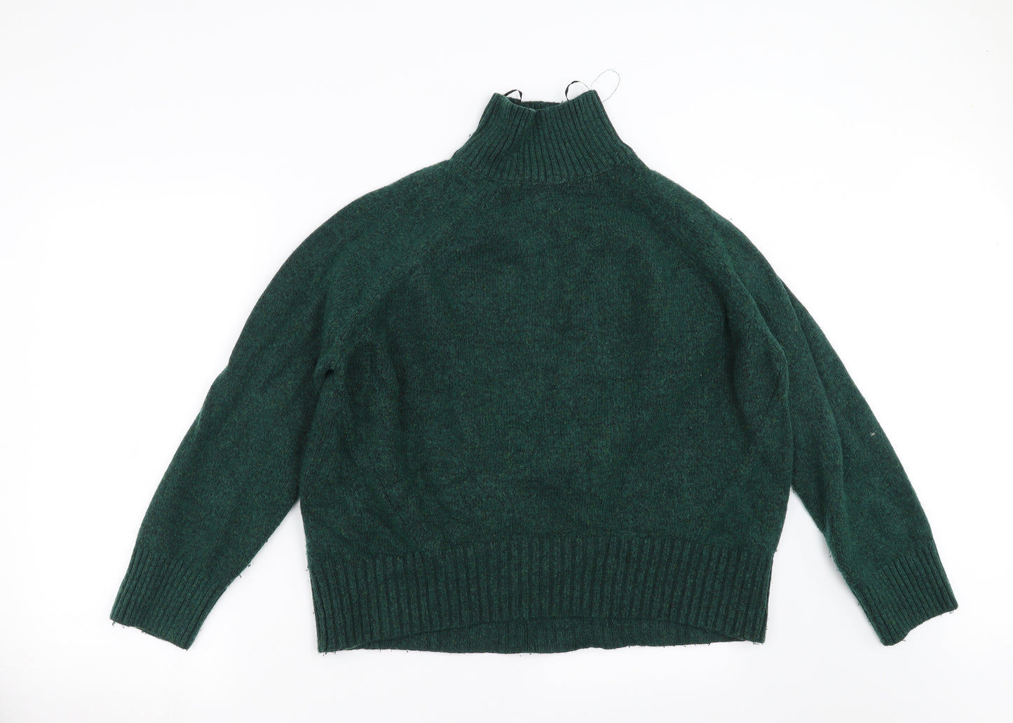 H&M Womens Green  Knit Pullover Jumper Size S