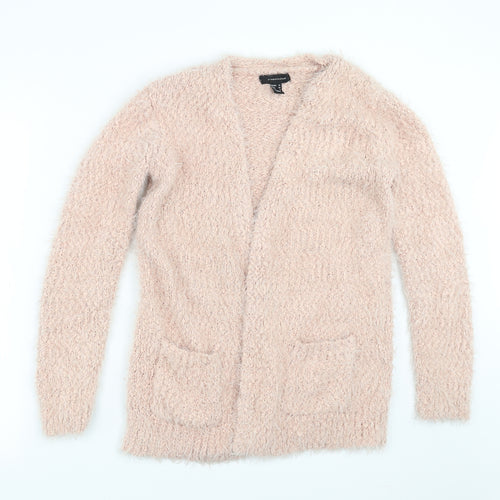 Primark Womens Pink   Cardigan Jumper Size 10  - fluffy