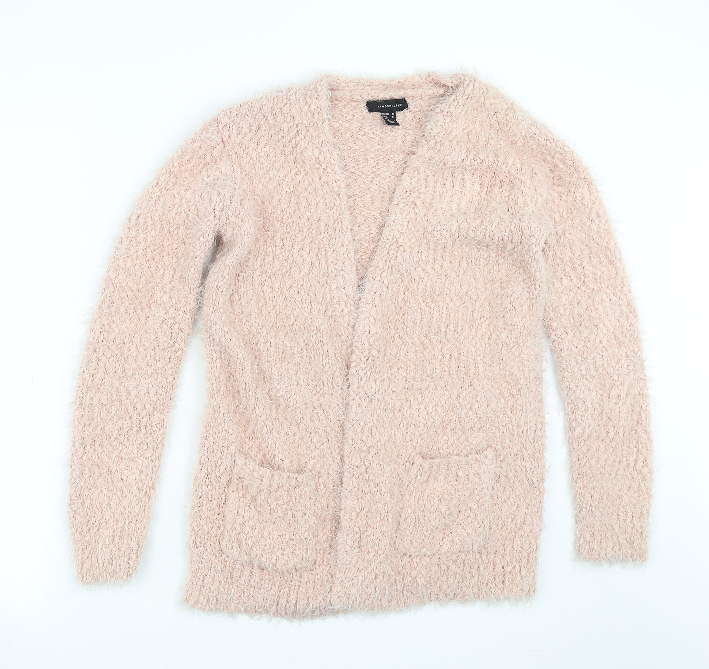 Primark Womens Pink   Cardigan Jumper Size 10  - fluffy