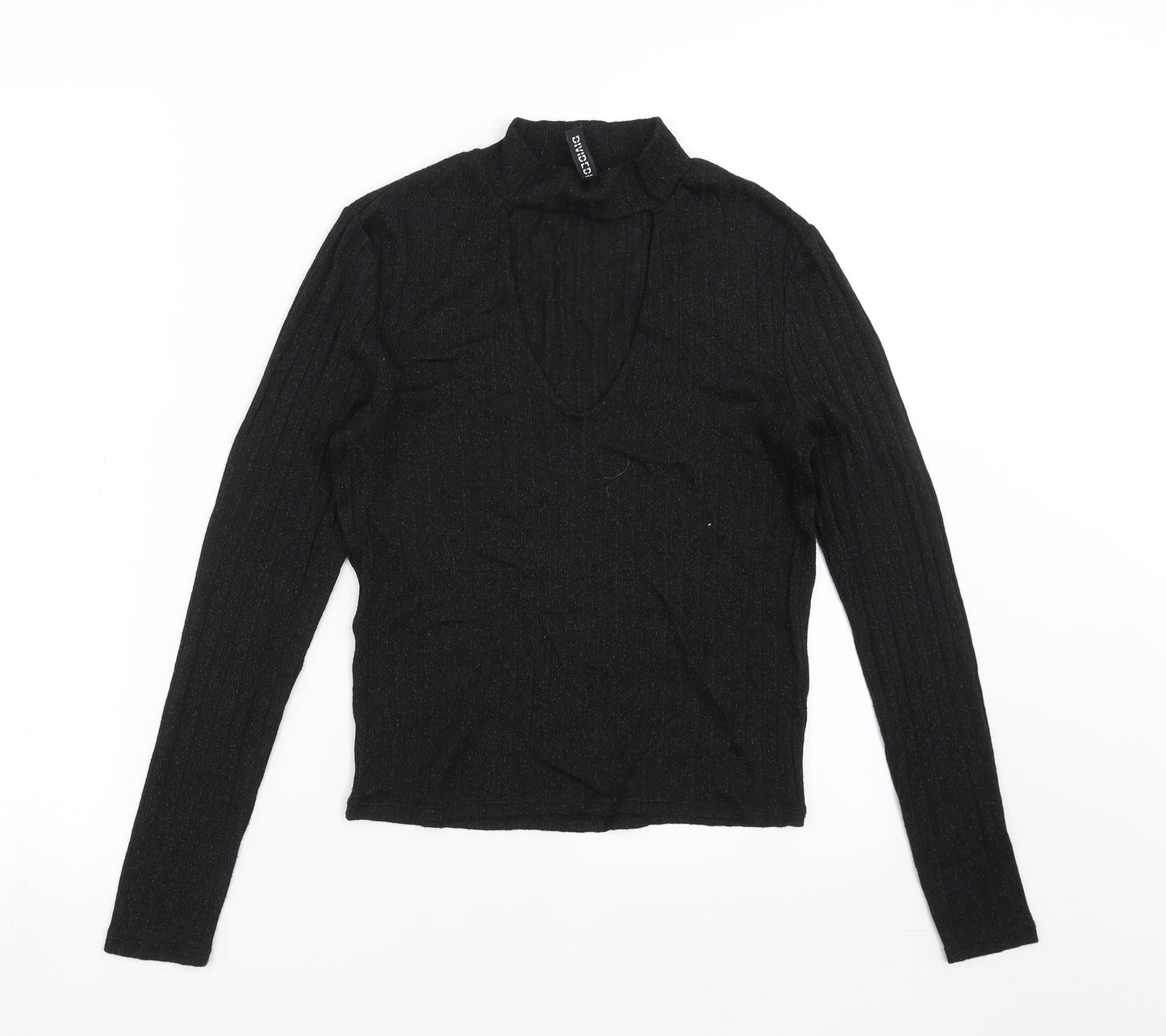 Divided by H&M Womens Black   Basic Blouse Size S