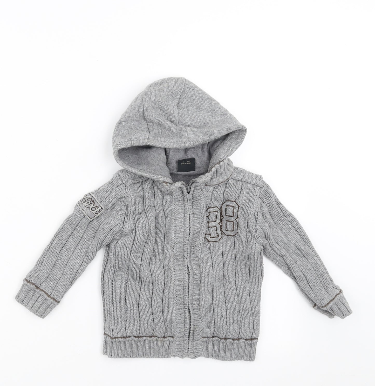 NEXT Baby Grey  Knit Jacket  Size 18-24 Months