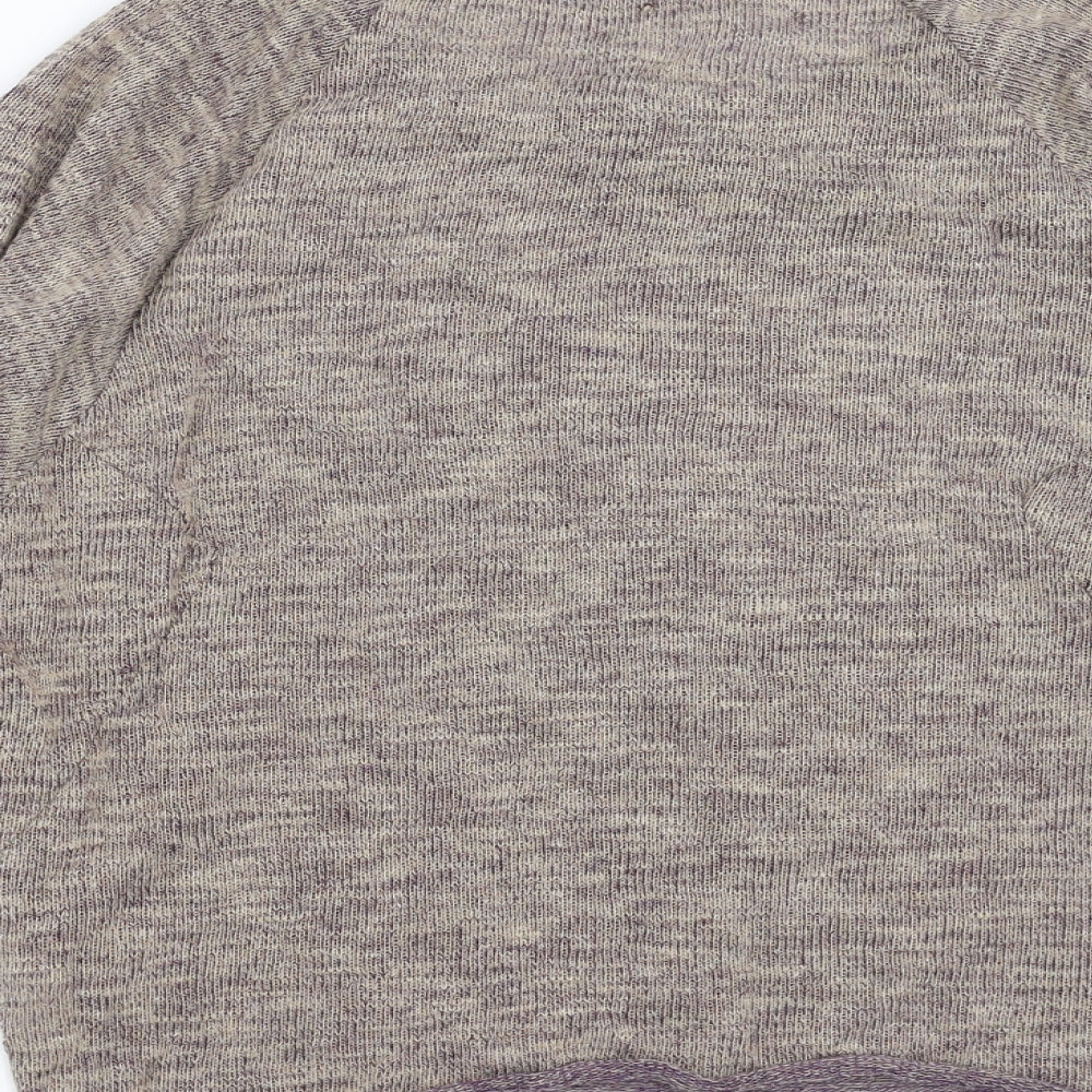 Topshop Womens Beige  Knit Pullover Jumper Size 10