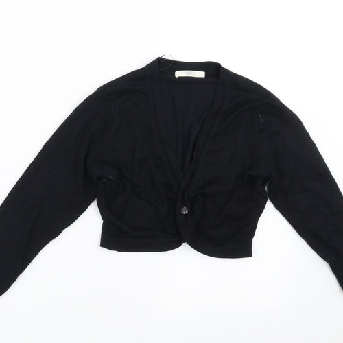 Marks and Spencer Womens Black  Knit Shrug Jumper Size 12