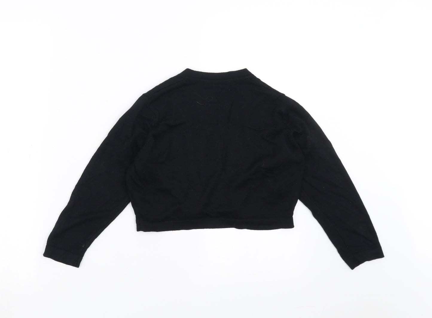 Marks and Spencer Womens Black  Knit Shrug Jumper Size 12