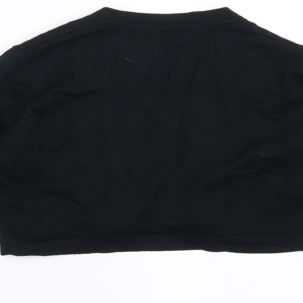 Marks and Spencer Womens Black  Knit Shrug Jumper Size 12