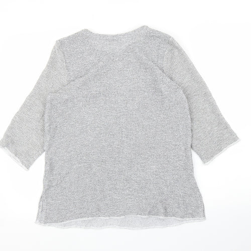 New York Womens Grey   Basic Blouse Size M