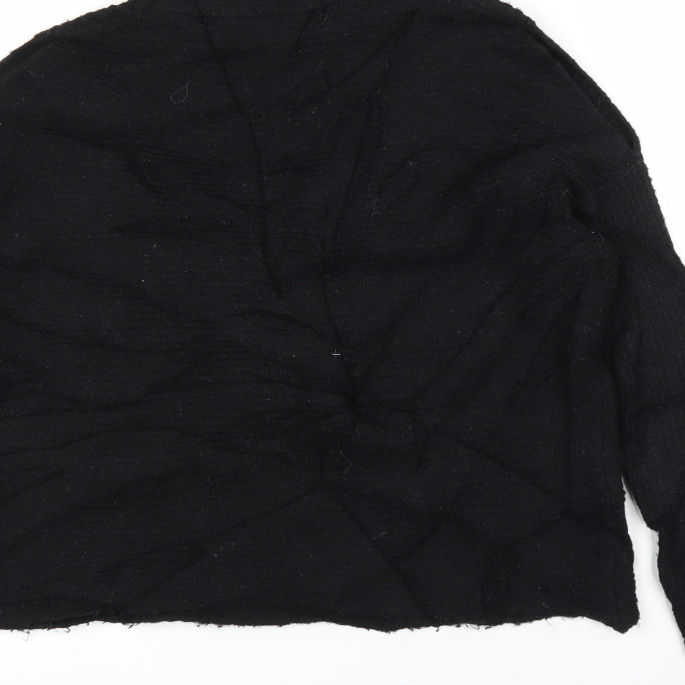 Peace and Love Womens Black   Pullover Jumper Size L