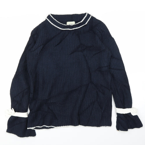 Papaya Womens Blue   Pullover Jumper Size S