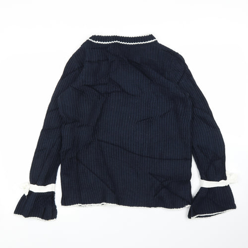 Papaya Womens Blue   Pullover Jumper Size S