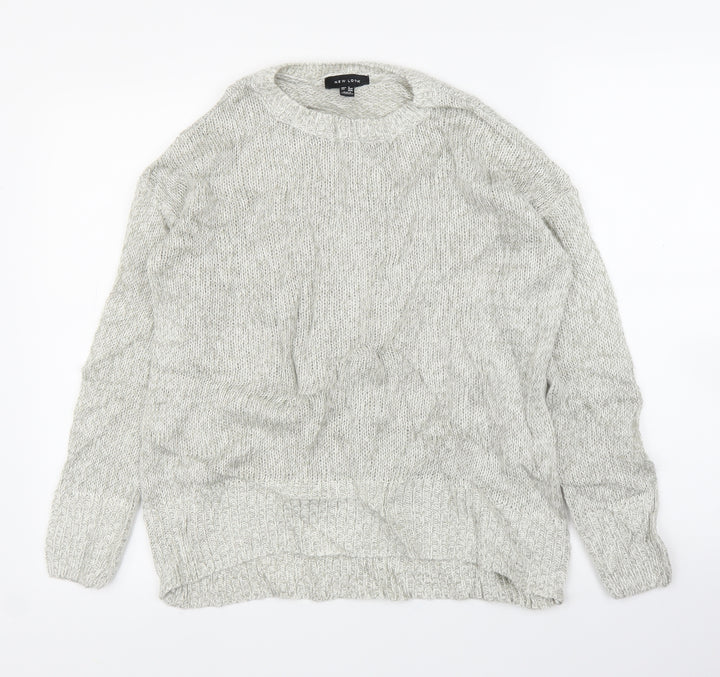 New Look Womens Grey   Pullover Jumper Size S