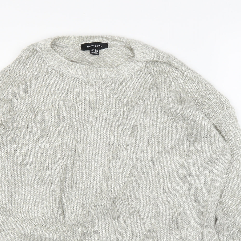 New Look Womens Grey   Pullover Jumper Size S