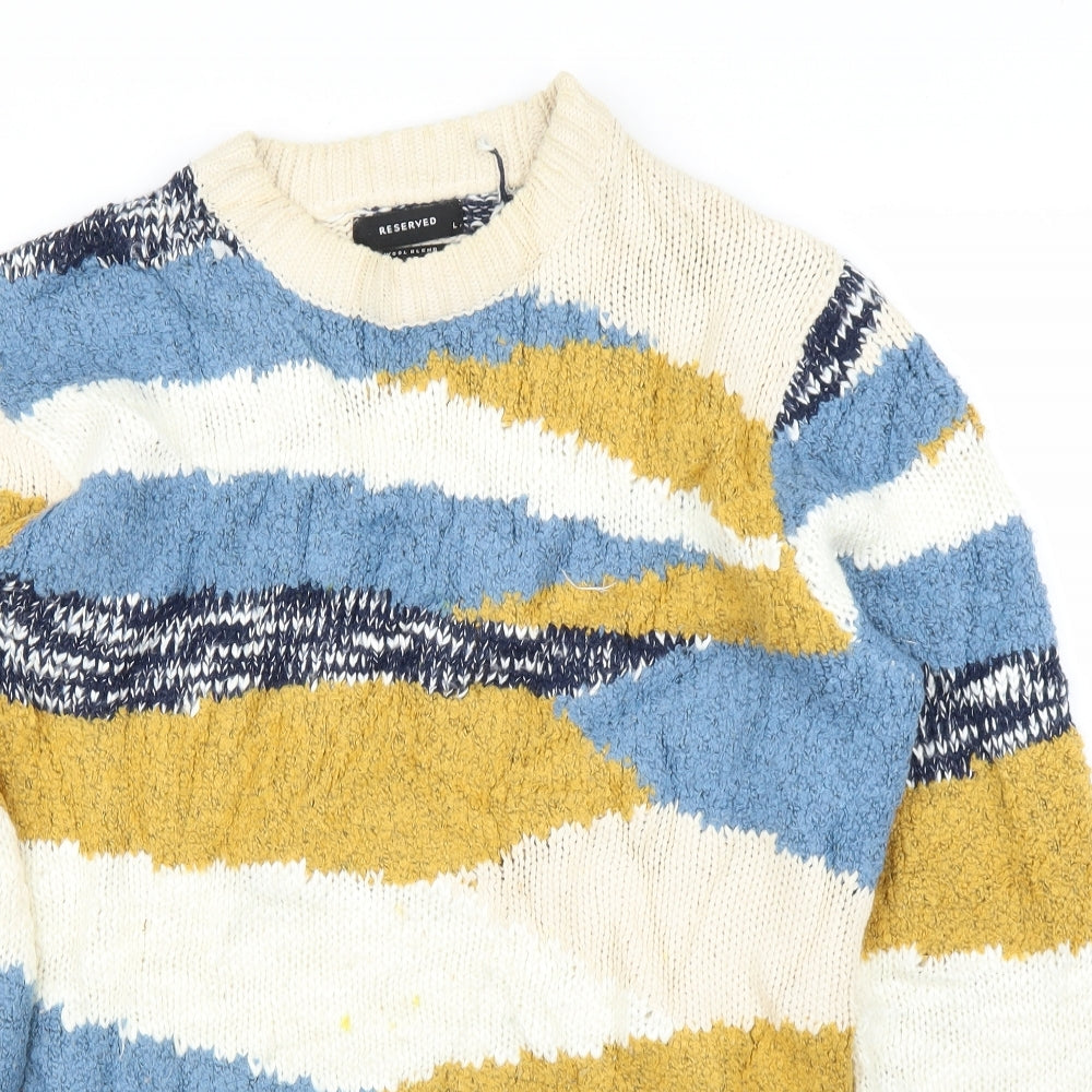 RESERVED Womens Beige   Pullover Jumper Size L