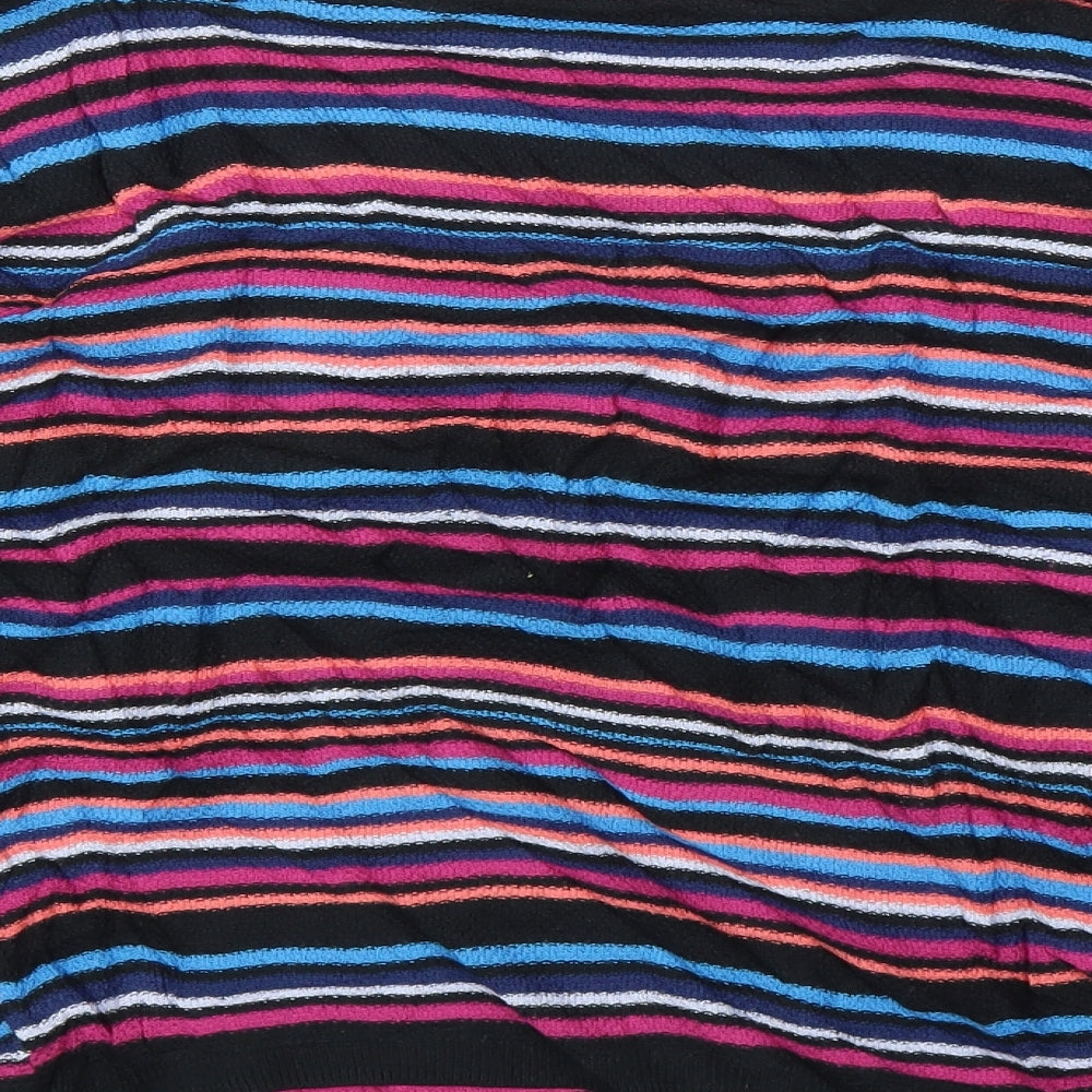 Monsoon Womens Pink Striped  Basic Blouse Size L