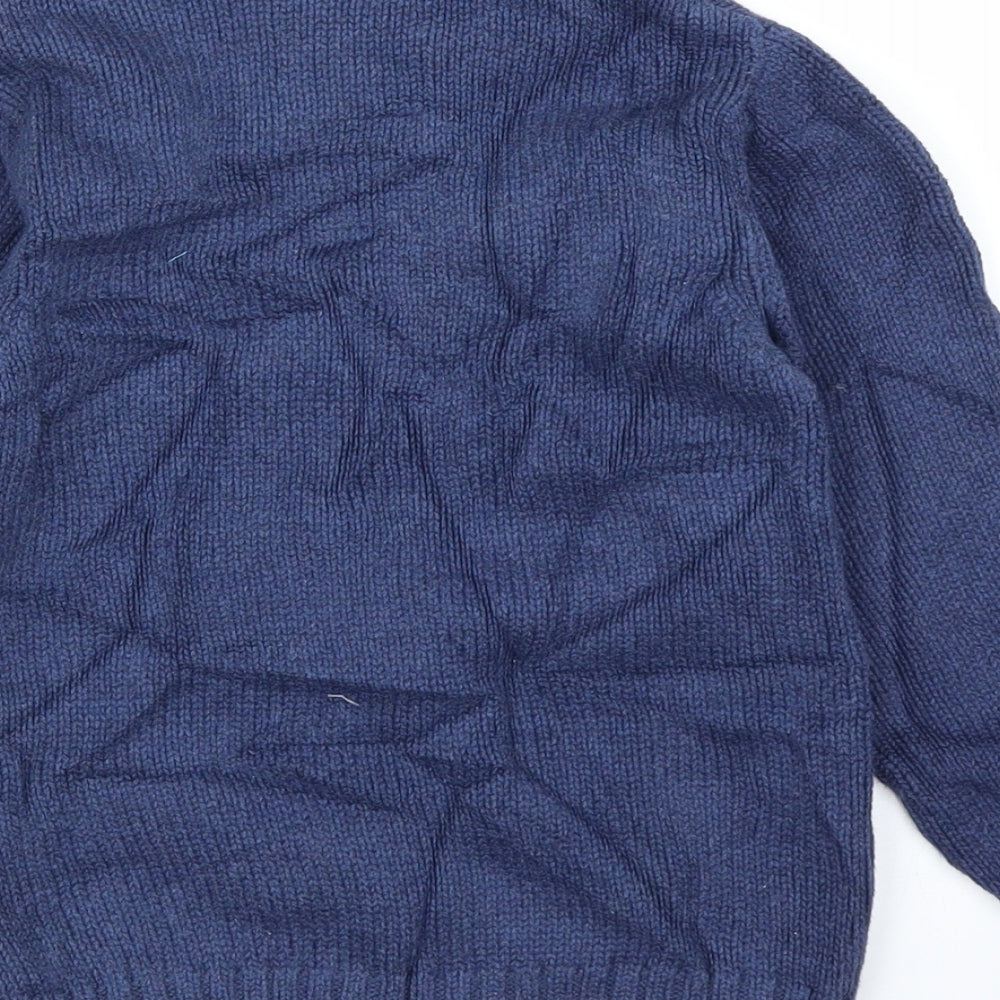 NEXT Boys Blue   Pullover Jumper Size 2-3 Years  - Christmas