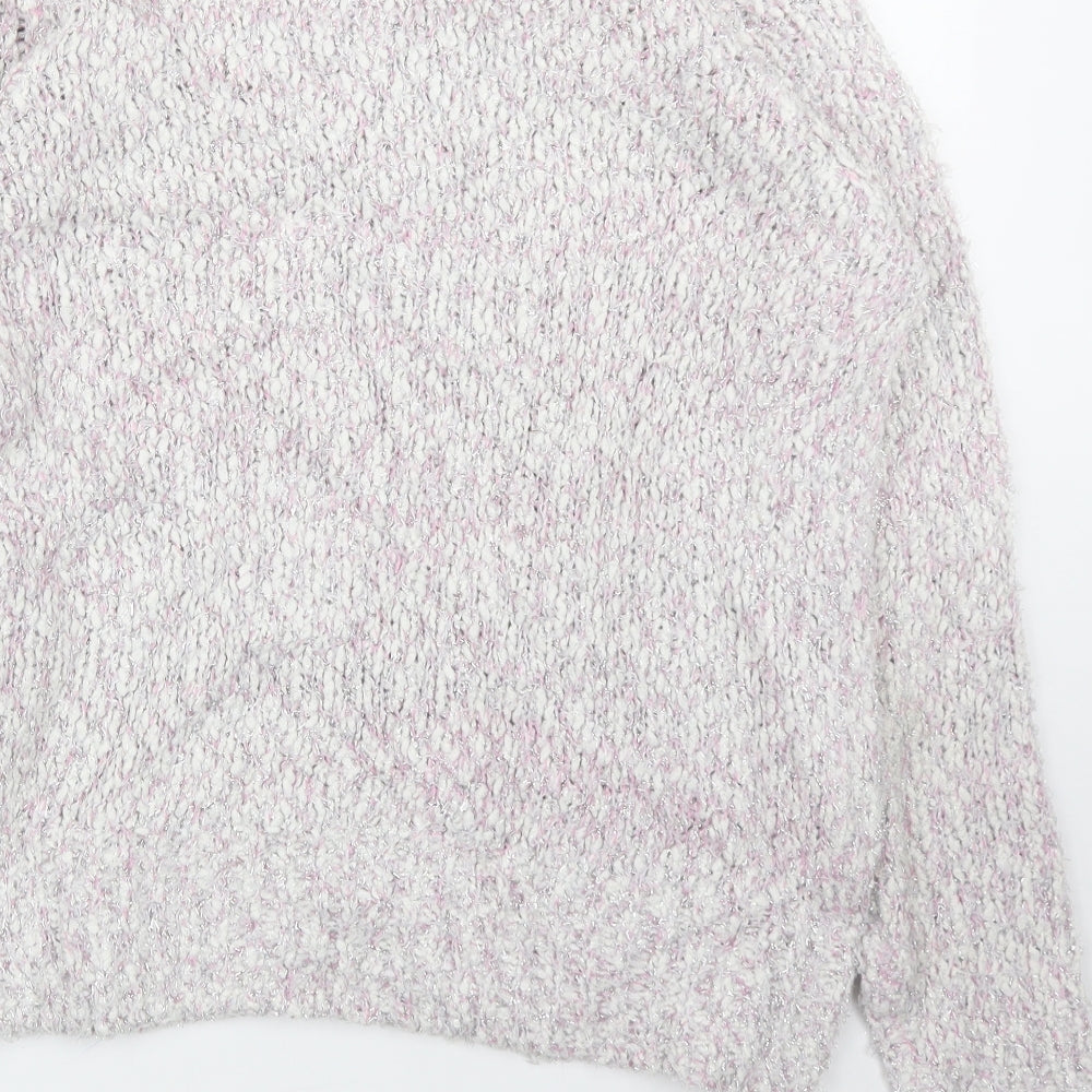 Isle Womens Pink   Pullover Jumper Size S