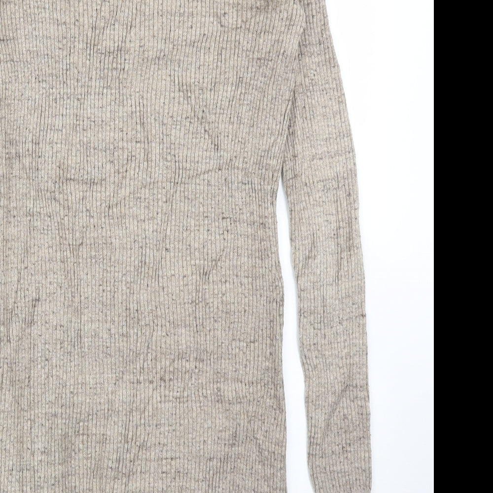 M&S Womens Beige   Jumper Dress  Size 12