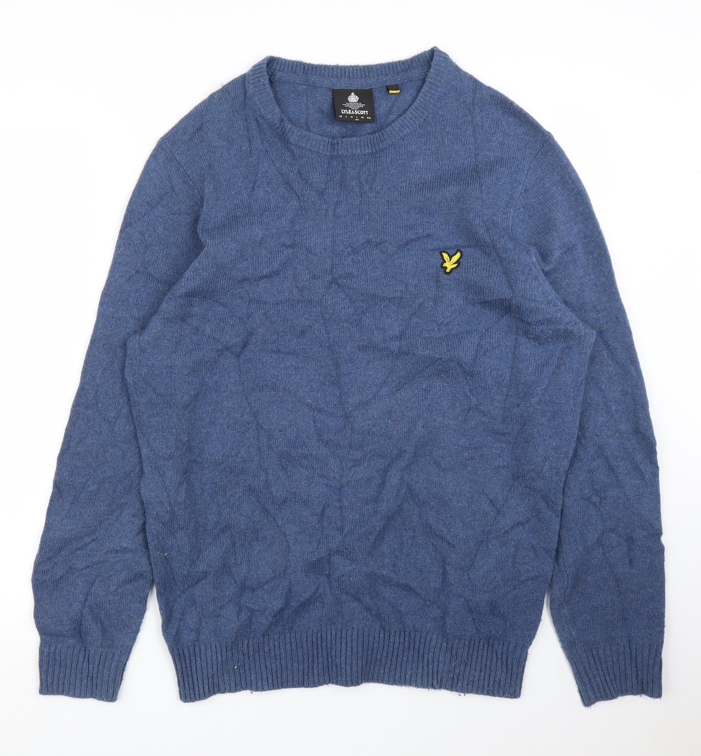 Lyle & Scott Mens Blue   Pullover Jumper Size L