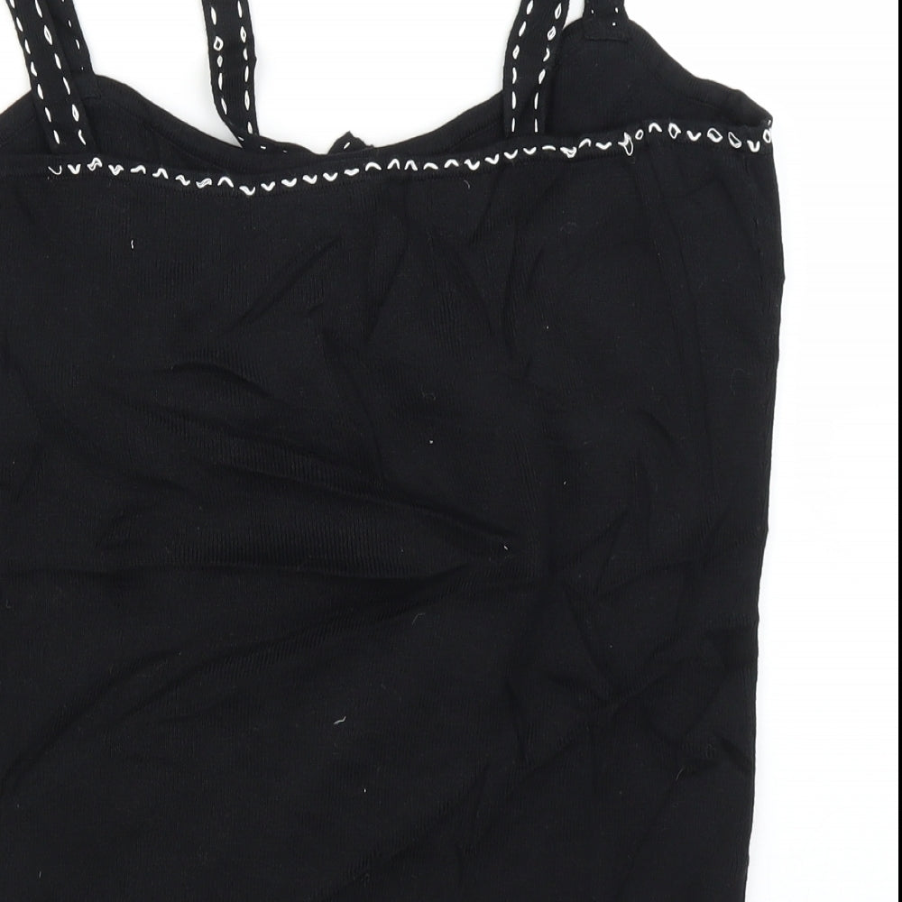 George Womens Black   Camisole Blouse Size M