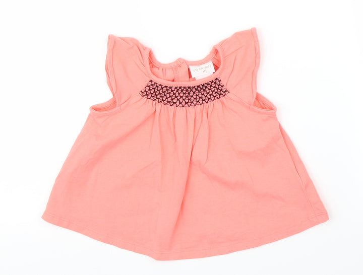 Savannah Girls Pink   Basic Blouse Size 9-12 Months