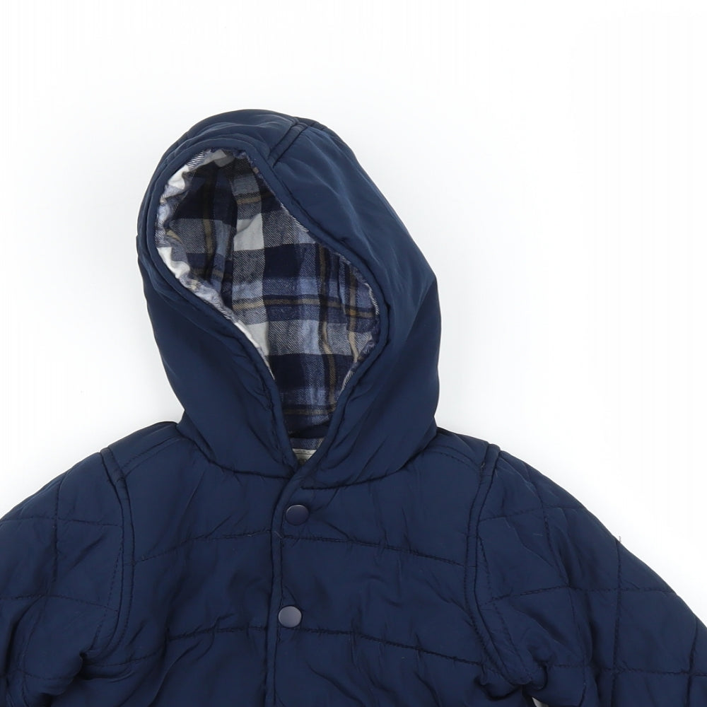 George Boys Blue   Puffer Jacket Coat Size 18 Months