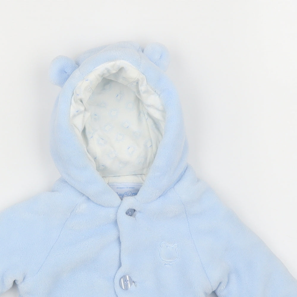May Oral Boys Blue   Jacket Coatigan Size 0-3 Months