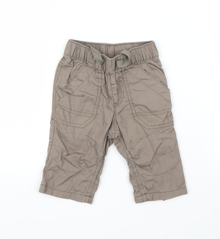 NEXT Boys Brown   Cargo Trousers Size 3-6 Months