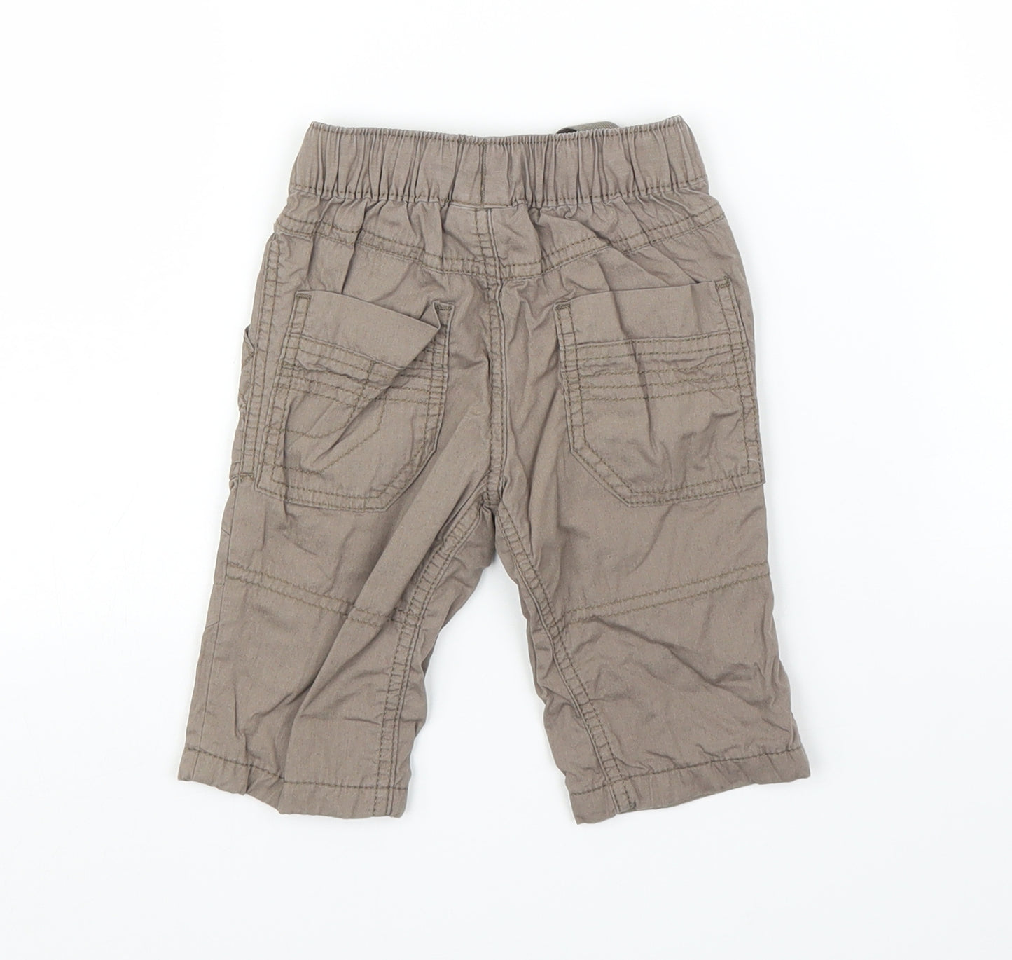 NEXT Boys Brown   Cargo Trousers Size 3-6 Months