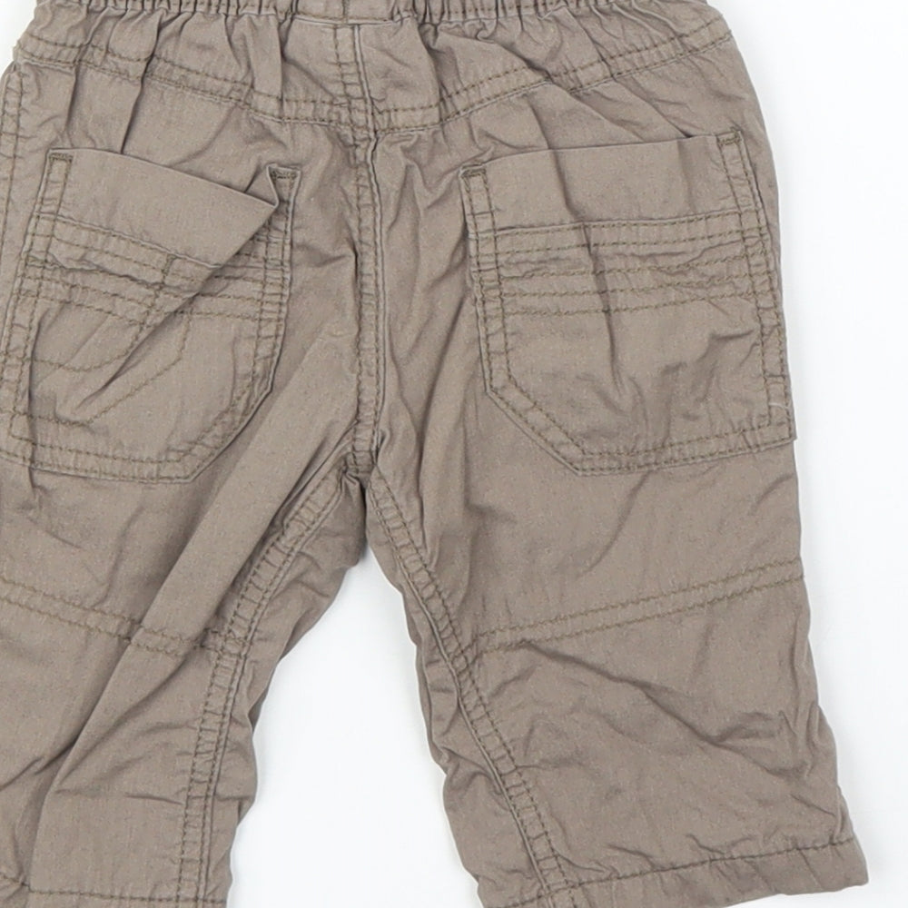 NEXT Boys Brown   Cargo Trousers Size 3-6 Months