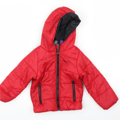 Surfanic Boys Red   Puffer Jacket Coat Size 3-4 Years