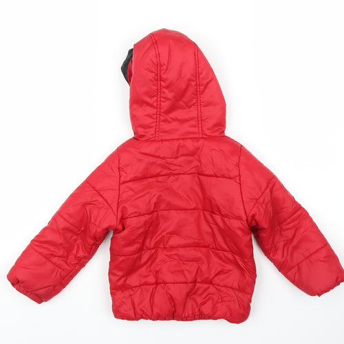 Surfanic Boys Red   Puffer Jacket Coat Size 3-4 Years
