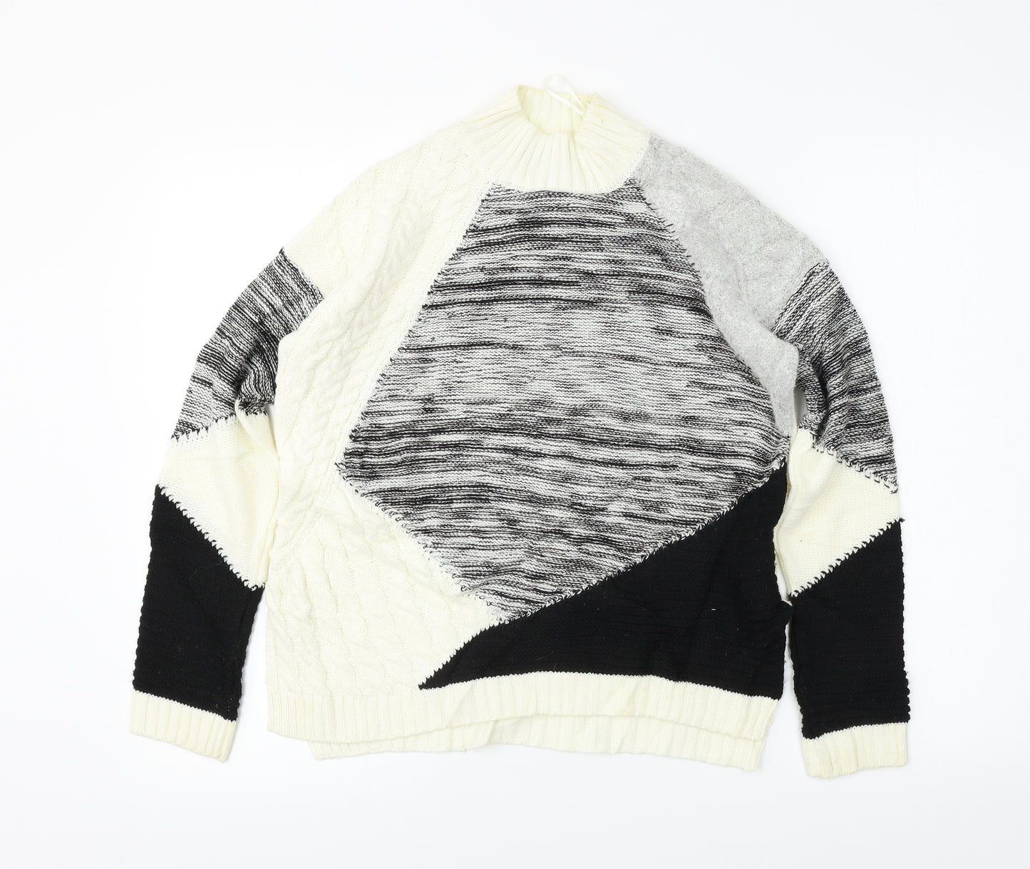 F&F  Womens White   Pullover Jumper Size 8