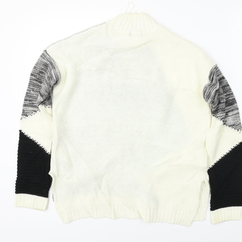 F&F  Womens White   Pullover Jumper Size 8