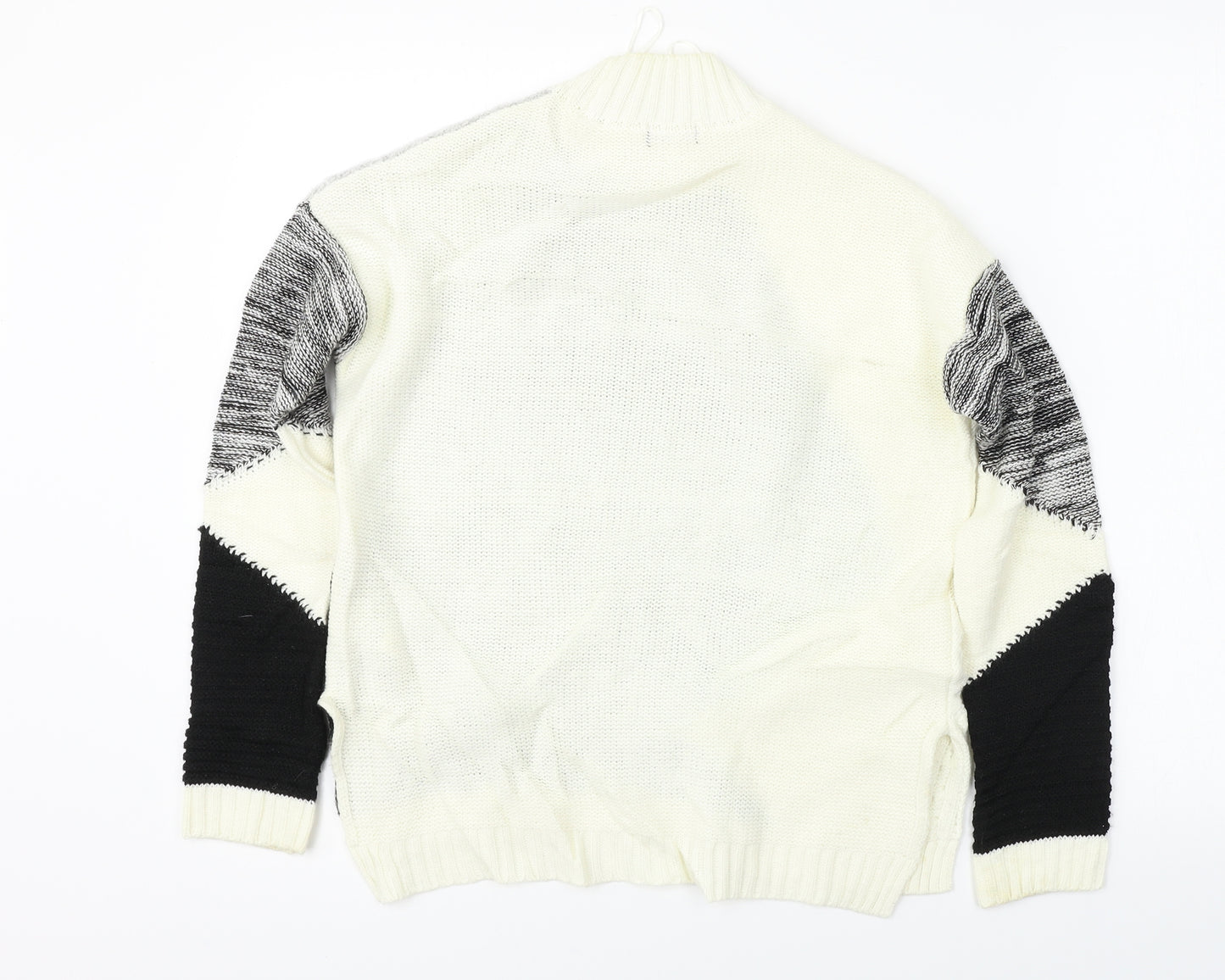 F&F  Womens White   Pullover Jumper Size 8