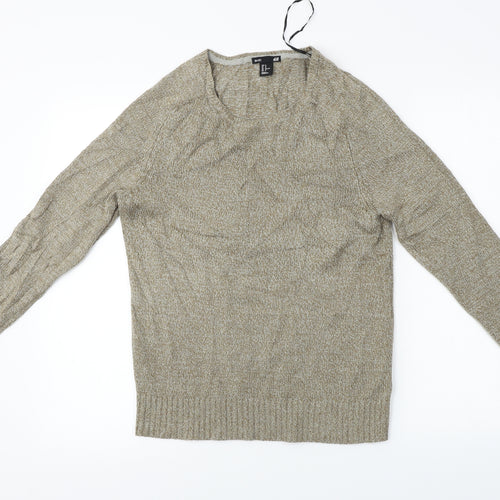 H&M  Womens Brown   Pullover Jumper Size M