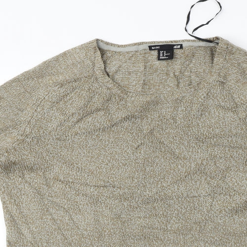H&M  Womens Brown   Pullover Jumper Size M