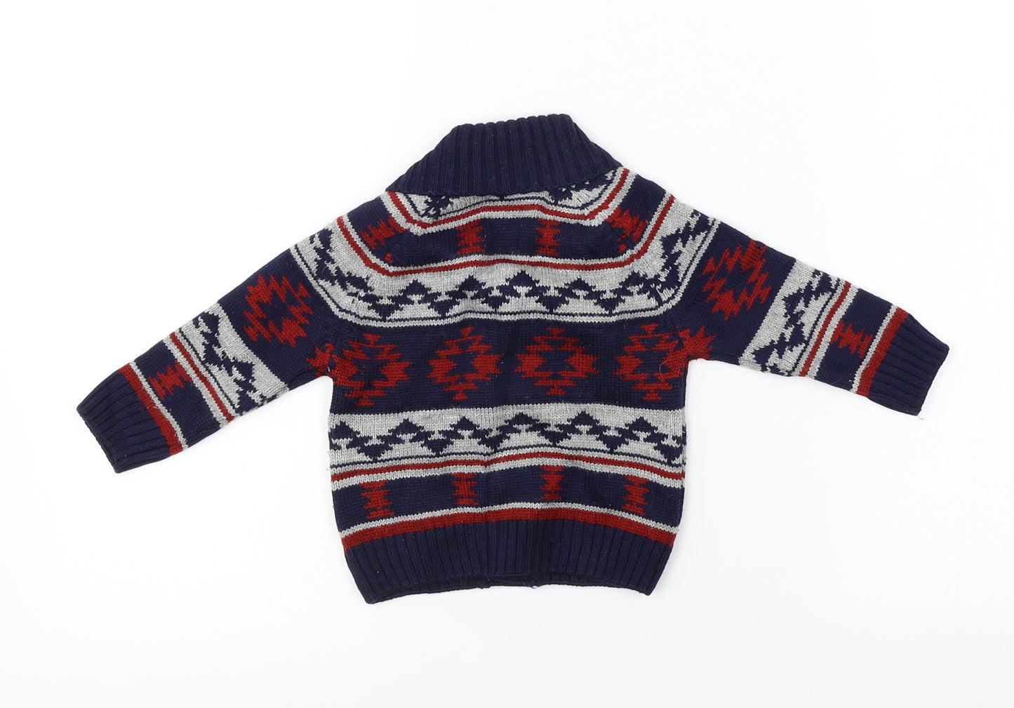 Jasper Conran  Boys Blue   Cardigan Jumper Size 3-6 Months