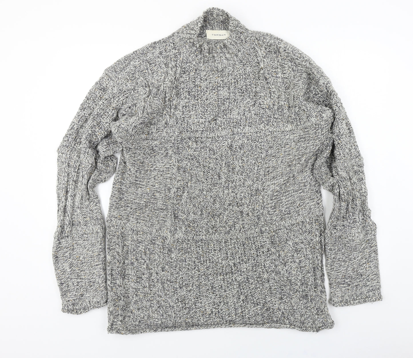 Topman  Mens Grey   Pullover Jumper Size XL