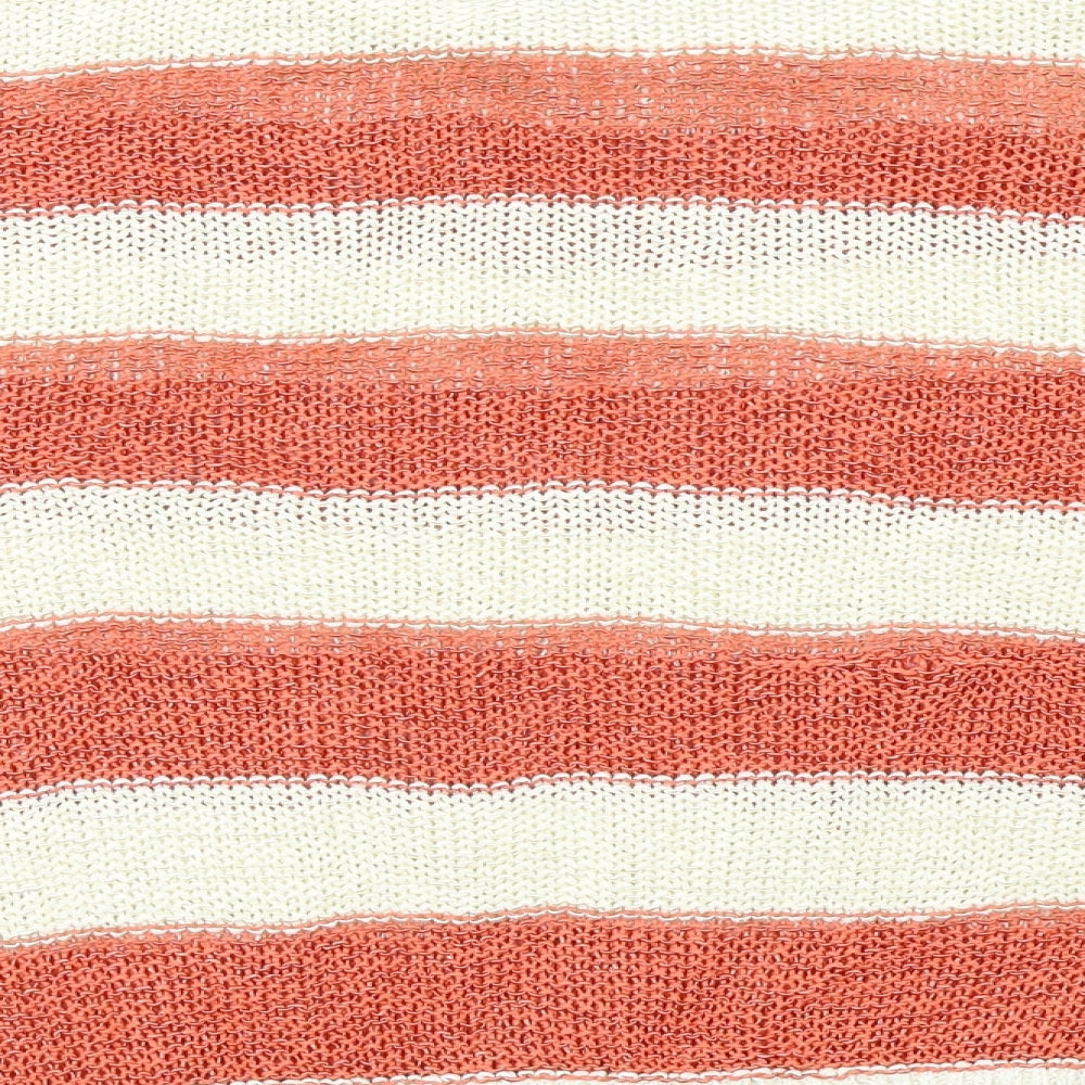 Wallis  Womens Beige Striped  Pullover Jumper Size L