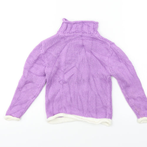 BHS  Girls Purple   Pullover Jumper Size 5 Years