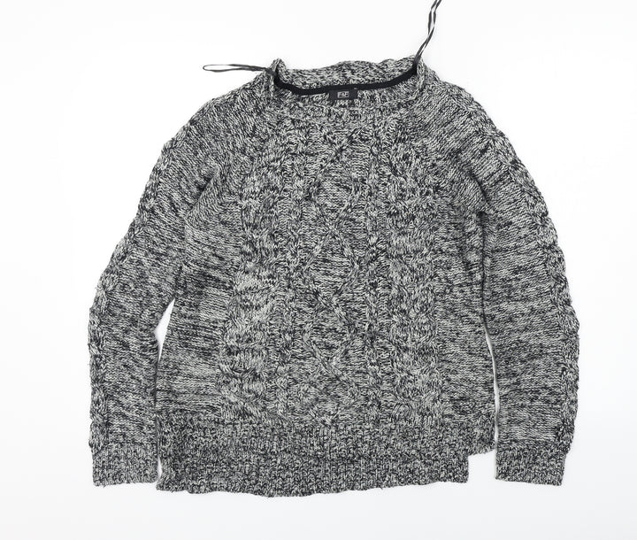 F&F Womens Grey Pullover Jumper Size 10