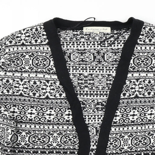 F&F Womens Black   Cardigan Jumper Size 8