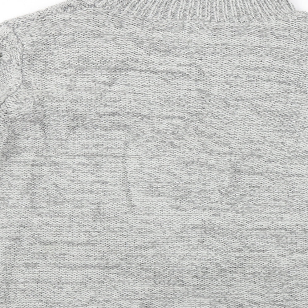 Papaya  Womens Grey   Pullover Jumper Size L