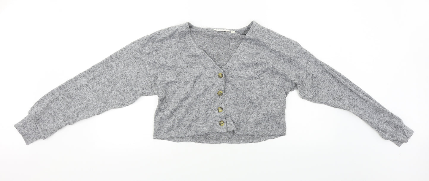 Miss Selfridge  Womens Grey   Cardigan Jumper Size 12