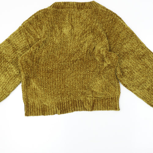 New Look Womens Yellow   Pullover Jumper Size S