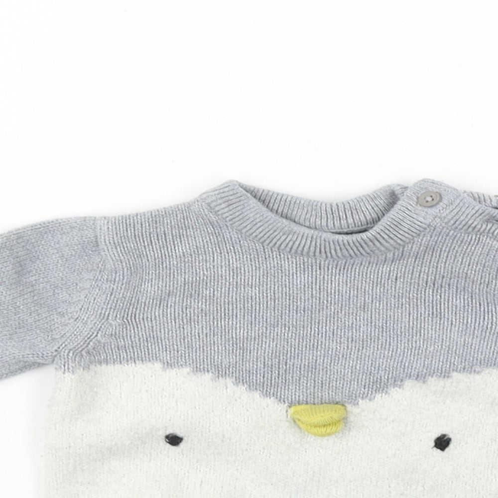 TU Boys Blue   Pullover Jumper Size 6-9 Months