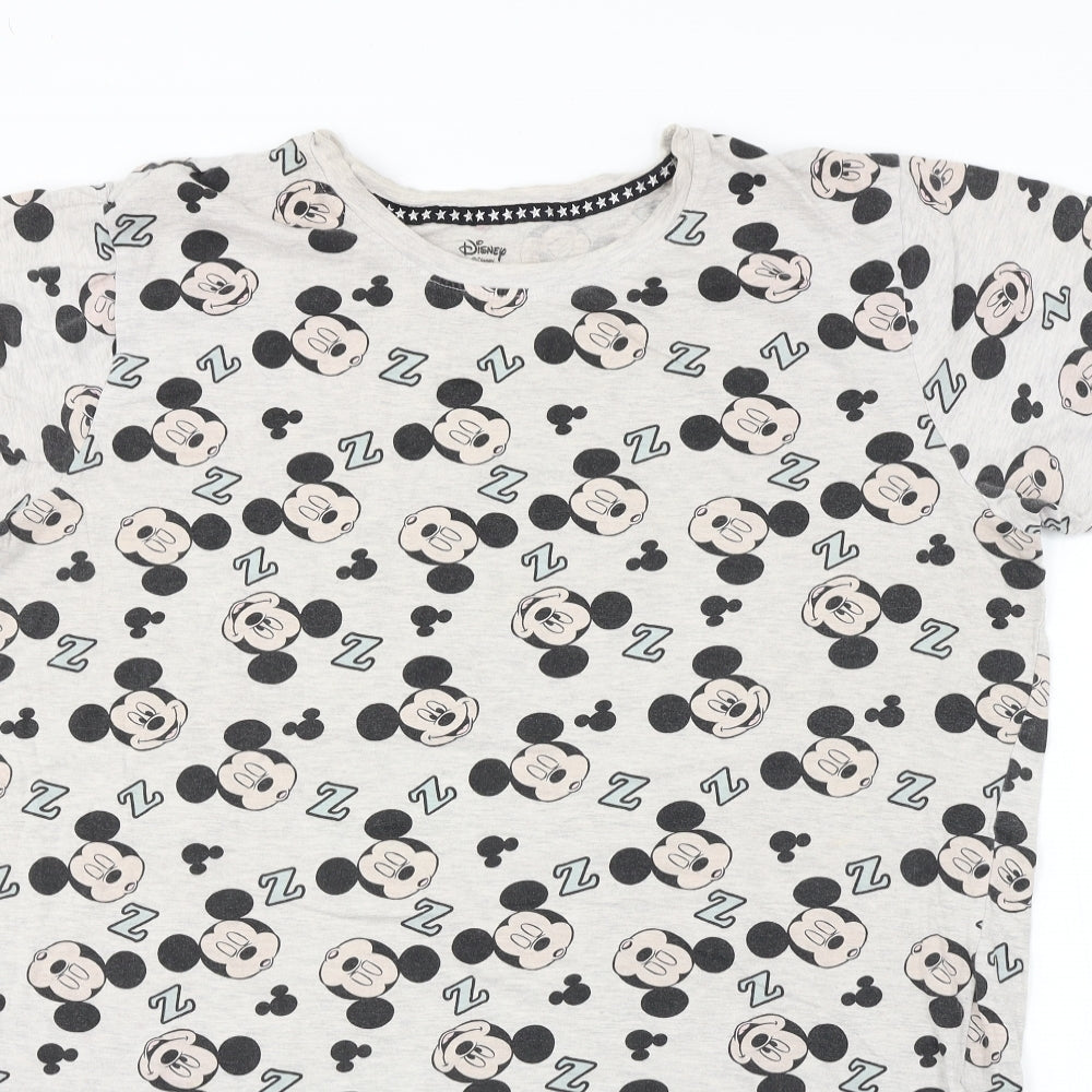 Disney  Womens Beige   Basic T-Shirt Size XL