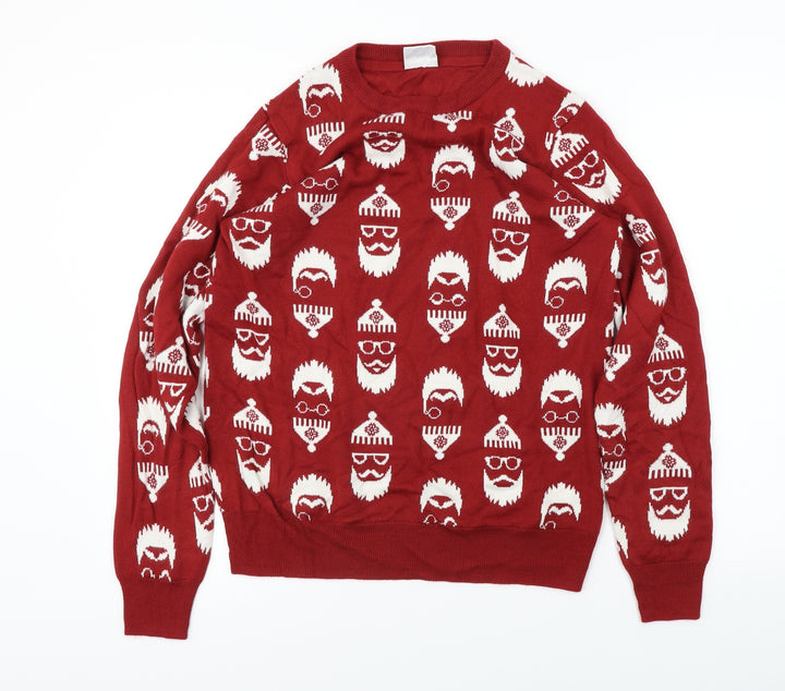 Livergy Womens Red Pullover Jumper Size L