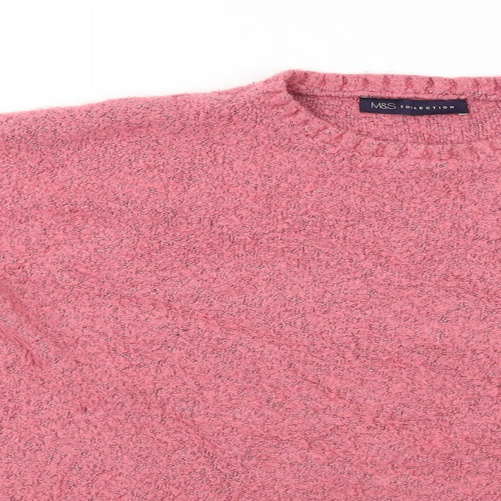 Marks and Spencer  Womens Pink   Pullover Jumper Size M