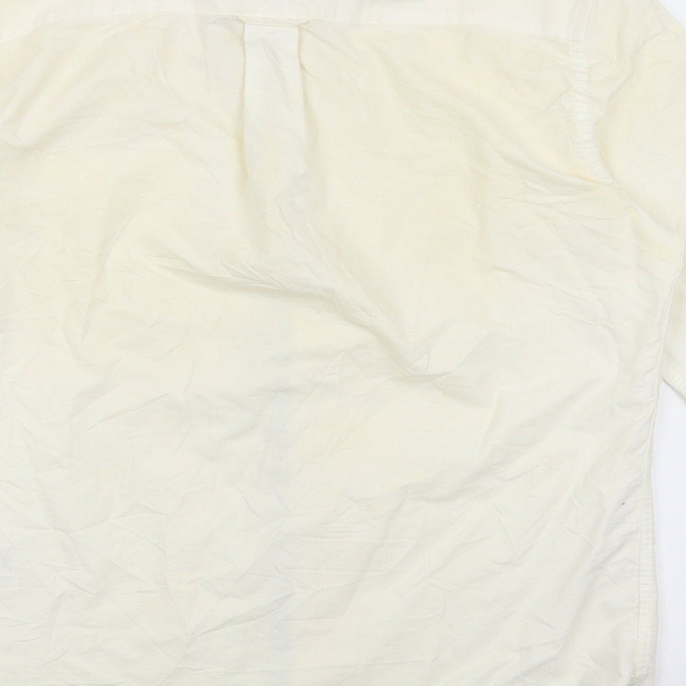 NEXT Mens Ivory    Dress Shirt Size M