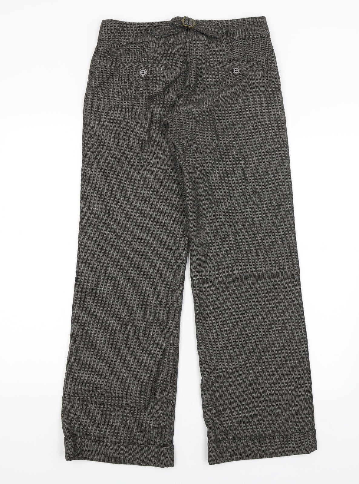 Topshop Womens Brown   Trousers  Size 8 L30 in